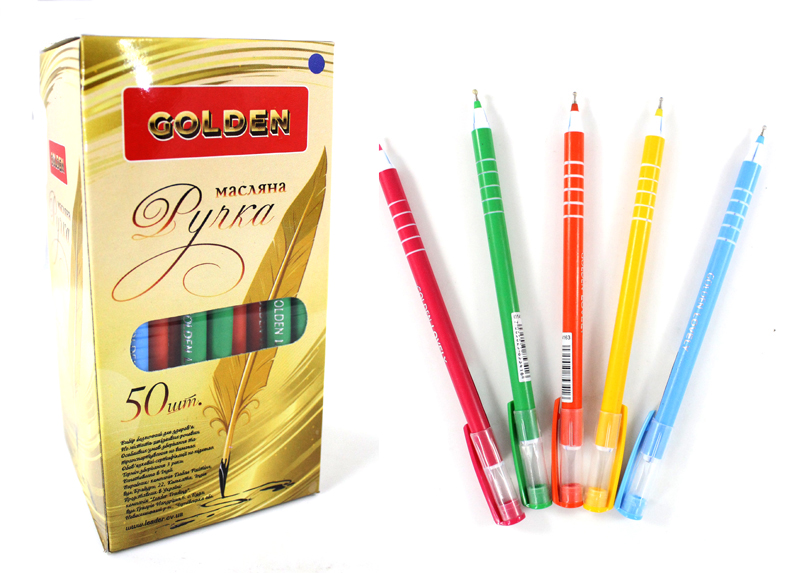 Ручка масляна Golden (50шт/уп)