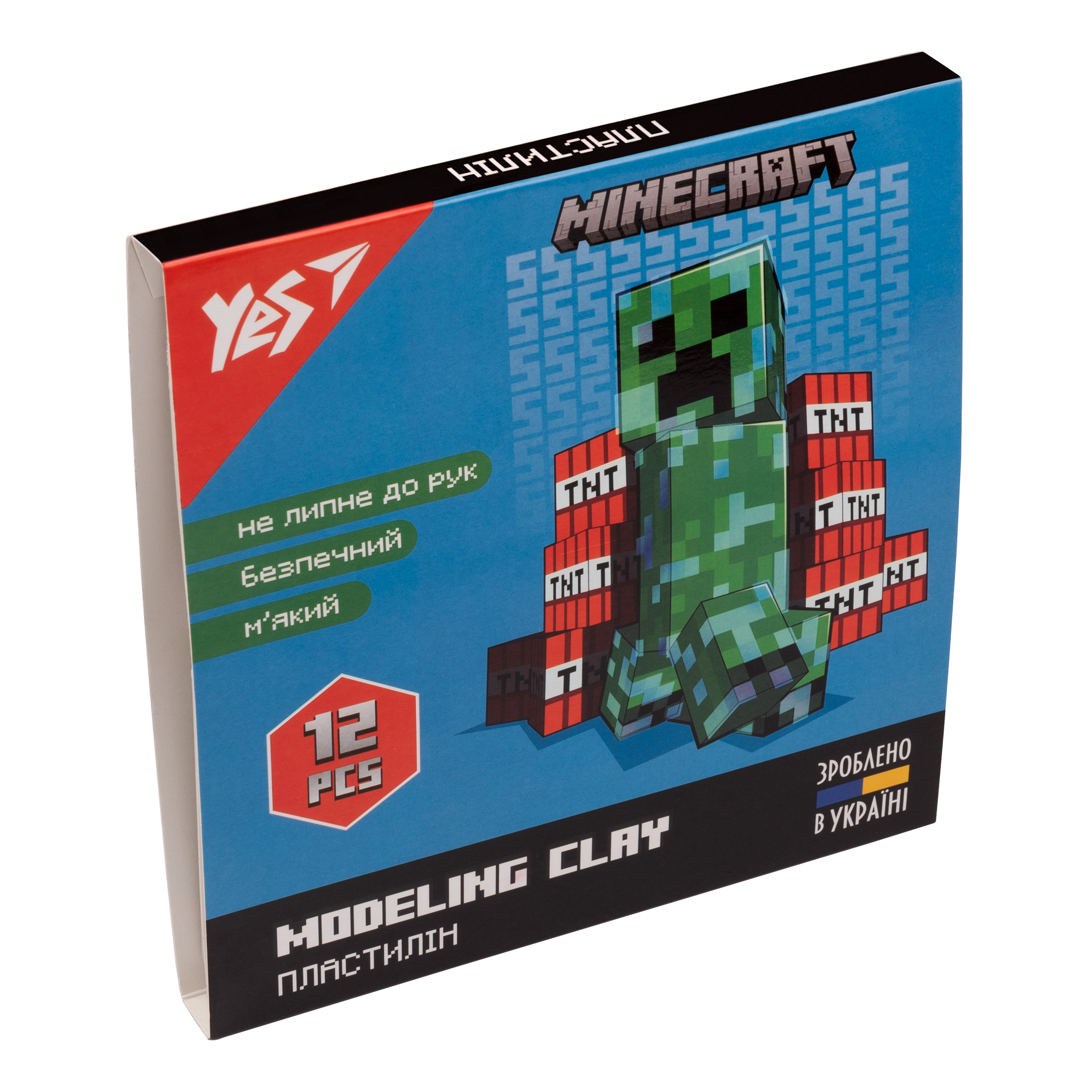 Пластилін 12кол/240гр Yes (20)