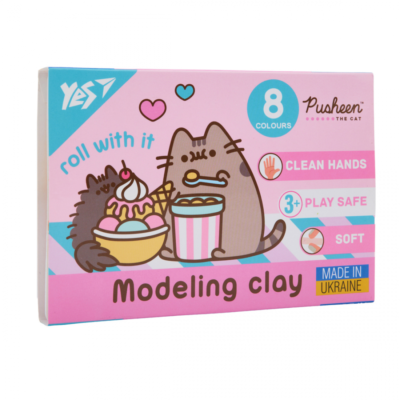 Пластилін 8кол/160гр Yes (30)