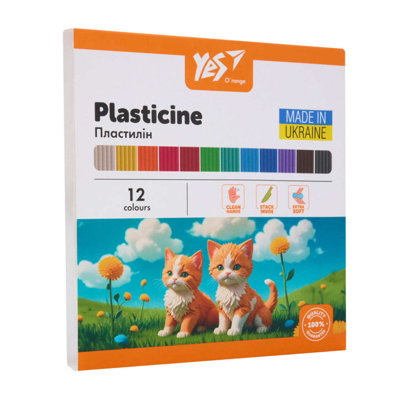 Пластилін 12кол/240гр Yes (20)