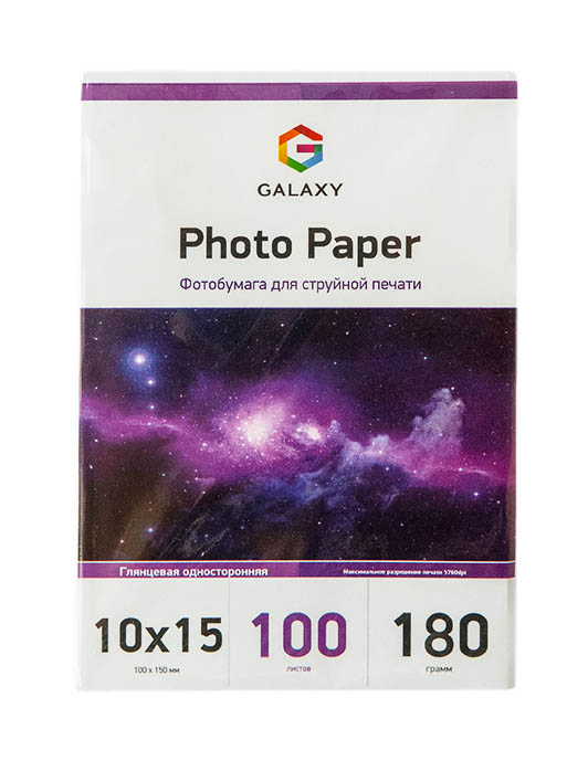 Глянцевий фотопапір А6 100арк/180г