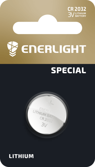 Батарейка CR2032 ENERLIGHT блістер