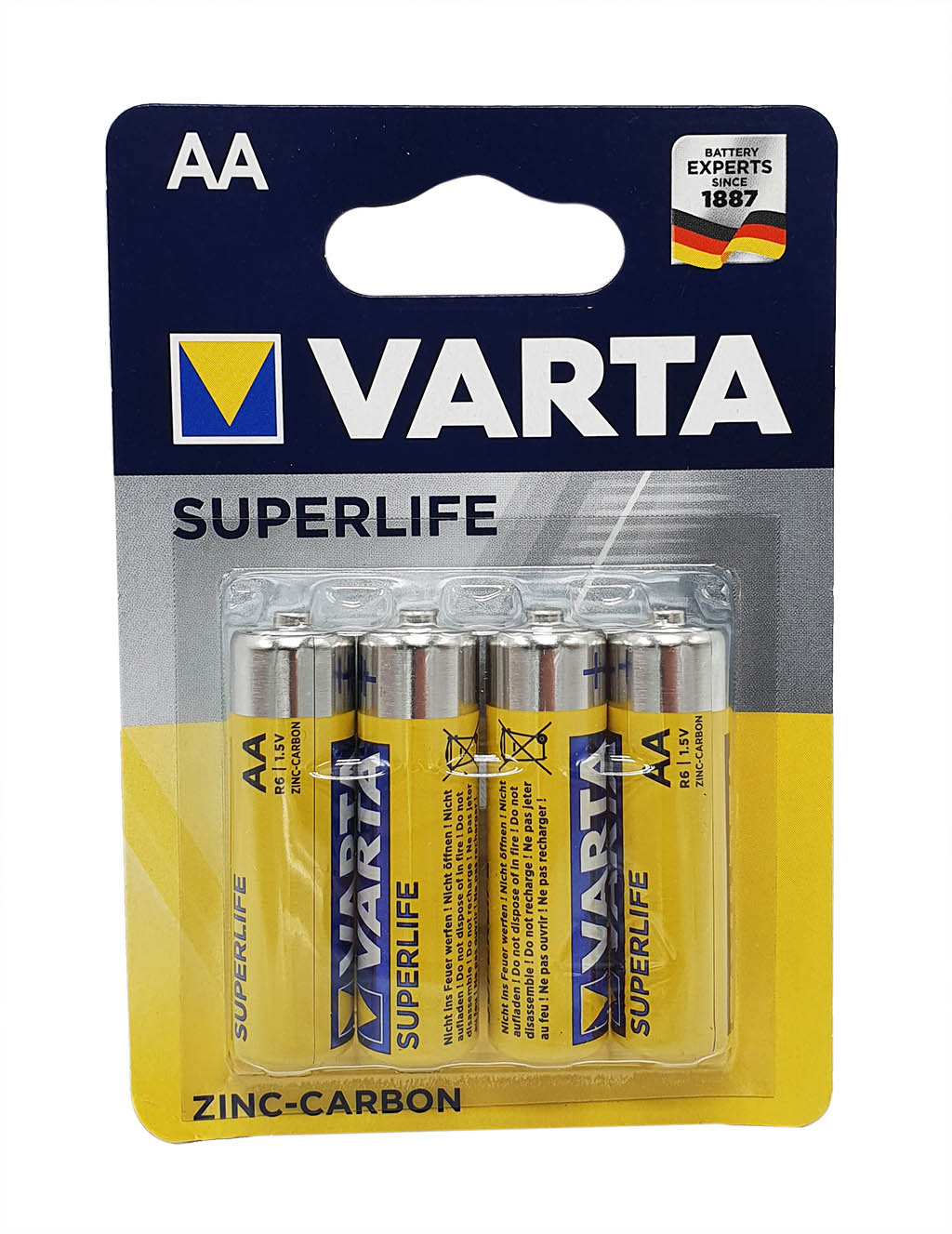Батарейка R03 VARTA SUPER HEAVY DUTY блістер (4/48)