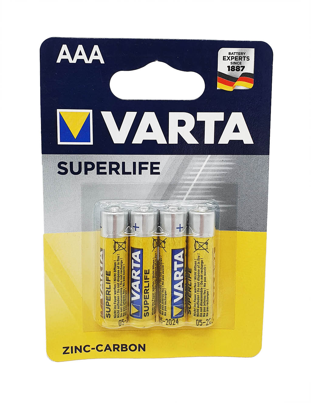 Батарейка R06 VARTA SUPER HEAVY DUTY блістер (4/48)