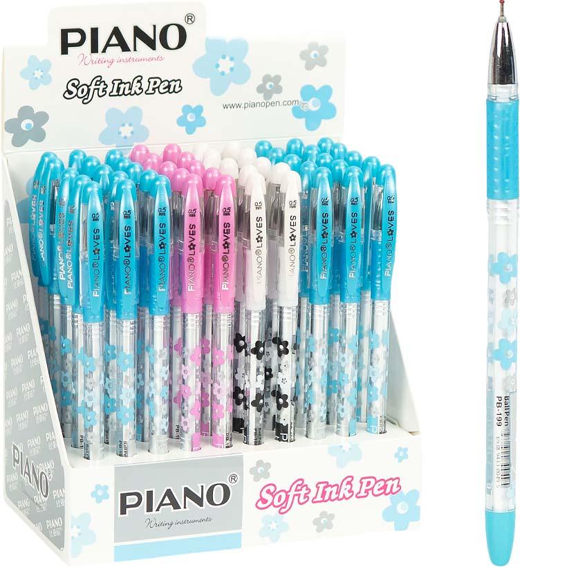 Ручка Piano PT-199/186 синя (50/2400)