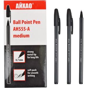 Ручка AIHAO 555 чорна (50/2800)